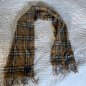 Authentic Burberry Classic cashmere neck scarf!
